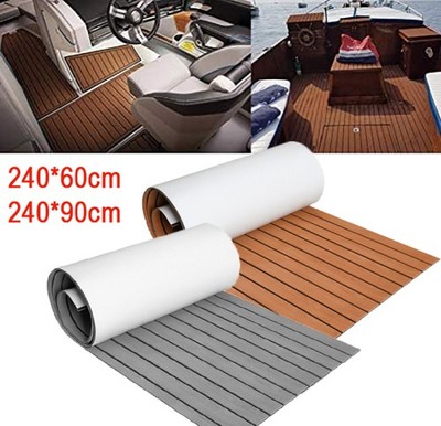 BOOT YACHT BODENBELAG MATTE TEAK EVA SCHAUM BOOTSDECK DECK TEPPICH SELBSTKLEBEND