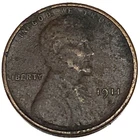 1911 S Lincoln Cent Penny - Fine Details / Corroded - 1901
