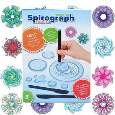 Silverlit Spirograph Deluxe-Koffer   Bastelset   Koffer mit 28 Teilen für unen~