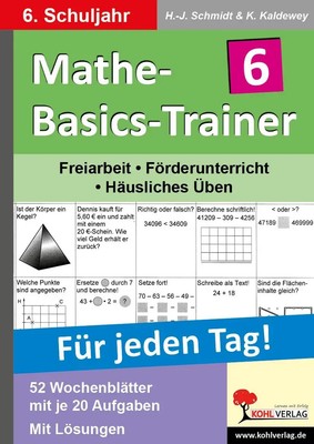 Mathe-Basics-Trainer / 6. Schuljahr Für jeden Tag! | Übungen für jeden Tag