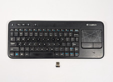 Logitech Black K400r Wireless Slim Keyboard Touchpad  USB Unifying Receiver