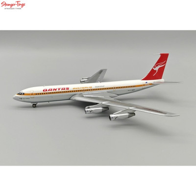 INFLIGHT 707QF0125P - 1/200 QANTAS BOEING 707-338C VH-EAG LAST FLIGHT QANTAS 