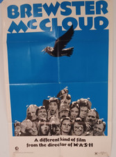 BREWSTER MCCLOUD (1970) ONE SHEET ORIGINAL MOVIE POSTER 27X41 IN - FOLDED