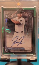 2024 Bowman Draft-Chrome Prospect Autographs Fenwick Trimble #CPA-FT Green #/99