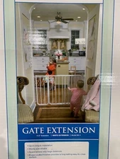 NIB Cardinal Gate 10.5” Gate Extension White Model BX-1