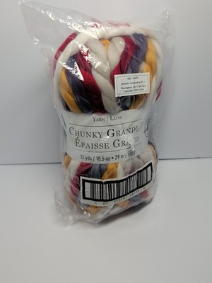 Cozy Blanket Loops & Threads Chunky Grande Cappuccino 32 Yds/10.5oz Jumbo New
