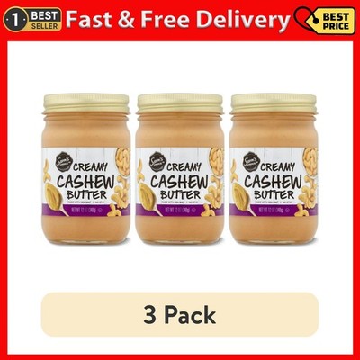 Sam's Choice Creamy Cashew Butter, 12 oz (3 pack)