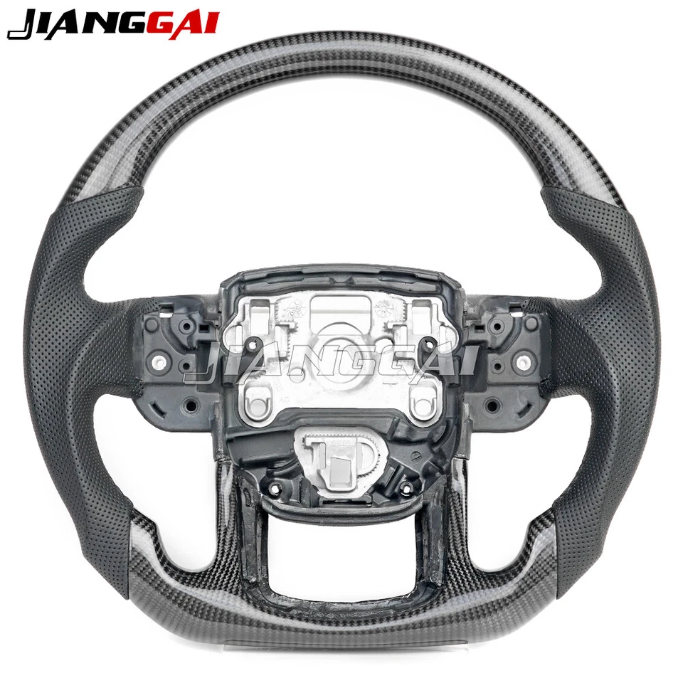 Volante de fibra de carbono apto para Land Rover Range Rover Sport 2014-2022 Foto 2 de 4