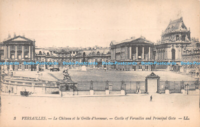 R276056 3 Versailles Le Chateau et la Grille Ehrenschloss Versailles und P