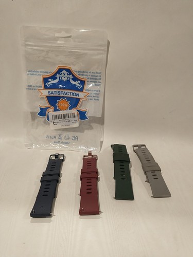 Confezione 4 Cinturini Sportivi Fitbit Versa Silicone Orologio AK-1931-F - Foto 2 di 5