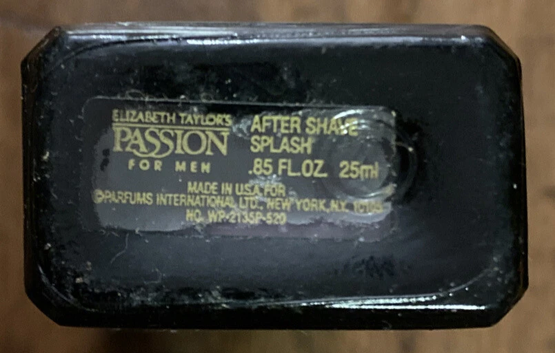 Salpicaduras para después del afeitado Passion by Elizabeth Taylor .85 oz / 25 ml para hombre (lote de 4) Foto 2 de 2