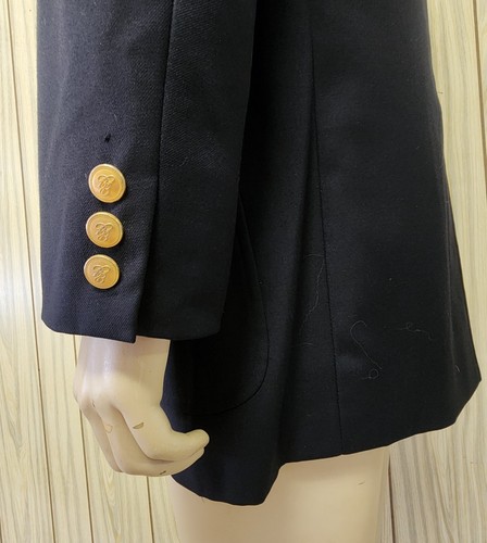 Brooks Brothers navy blazer 41R 3 button wool - Picture 6 of 10
