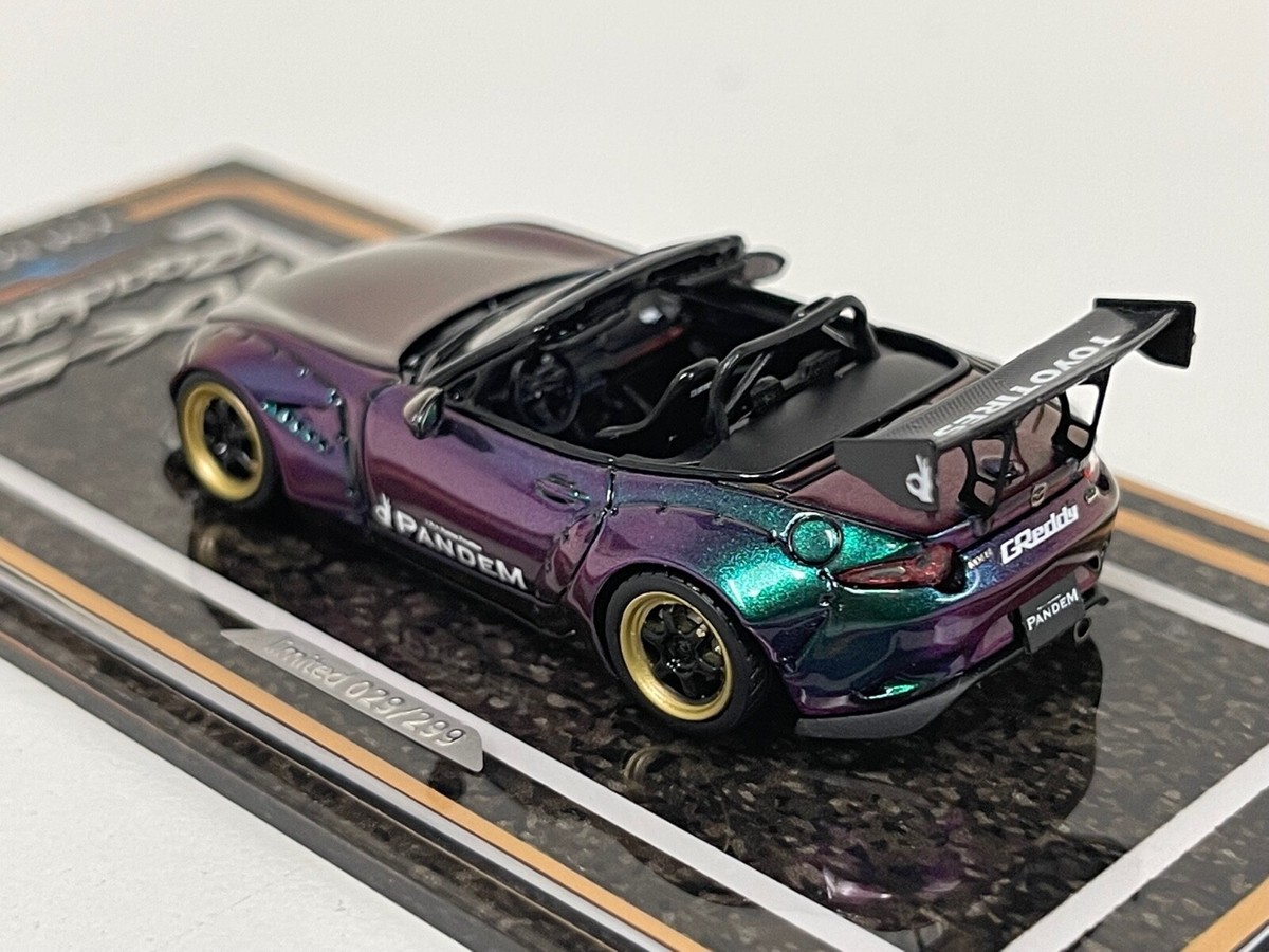 1/64 YM Model Mazda MX-5 Roadster Chameleon Opening Hood Engine