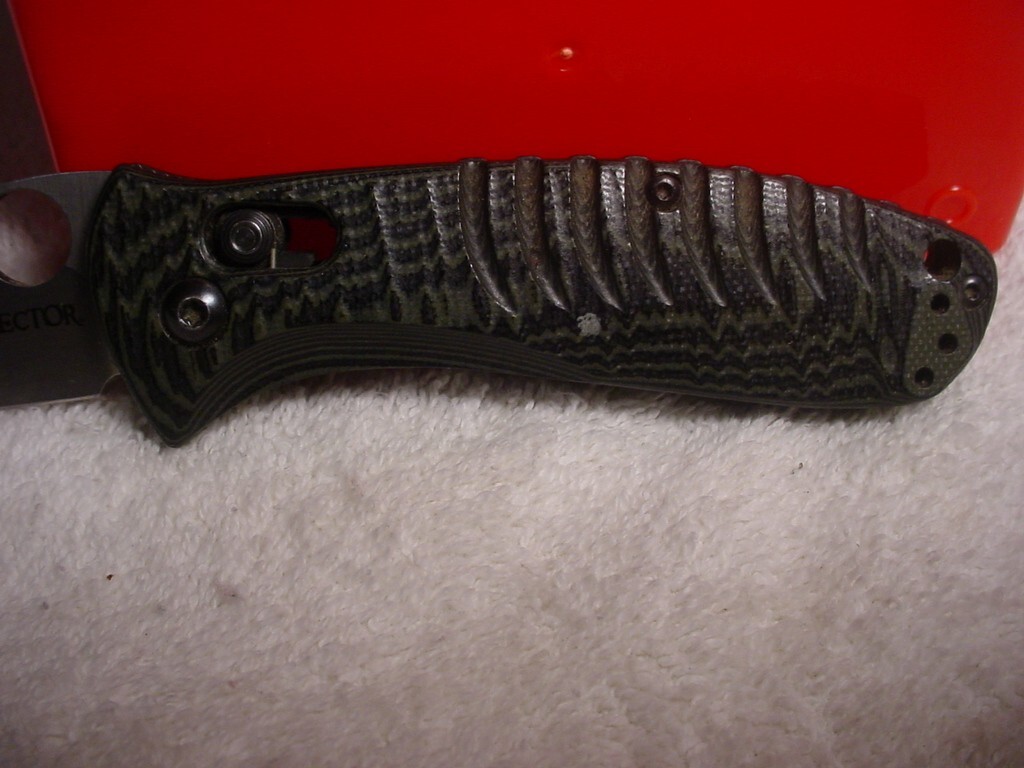 BenchMade "BONE COLLECTOR" folding knife.. USED .. 5 day auction eBay