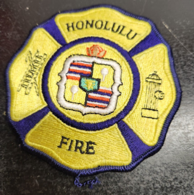 Vintage Honolulu Hawaii Fire Department Shoulder Patch