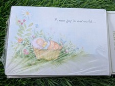 New Unopened Unused Vintage Hallmark Birth Announcement New Baby Cards 1970s