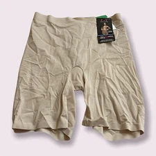 208X01 Maidenform P0035 Cover Your Bases Smoothing Slip Short SM Nude NWD