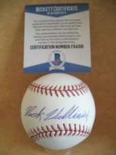 NICK WILLIAMS PHILADELPHIA PHILLIES SIGNED AUTOGRAPH M.L. BASEBALL BECKETT F9431