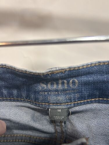 New York And Company Soho Jean Skirt Size 14 - Picture 3 of 6