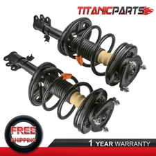 Pair of 2 Front Complete Shocks Absorbers Struts For Toyota RAV4 AWD 2000-2005