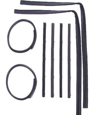 1972-1979 Dodge Pickup Truck D100 D200 D300 Door Window Glass Weatherstrip Kit 