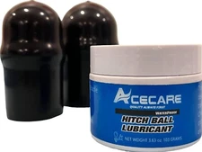 Ship from USA 3.63 oz Trailer Hitch Ball Lubricant with Trailer Hitch Ball Cover