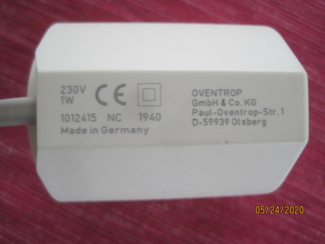 Oventrop Aktor T 2P Elektrothermischer Stellantrieb - 230 Volt (1012415 ...