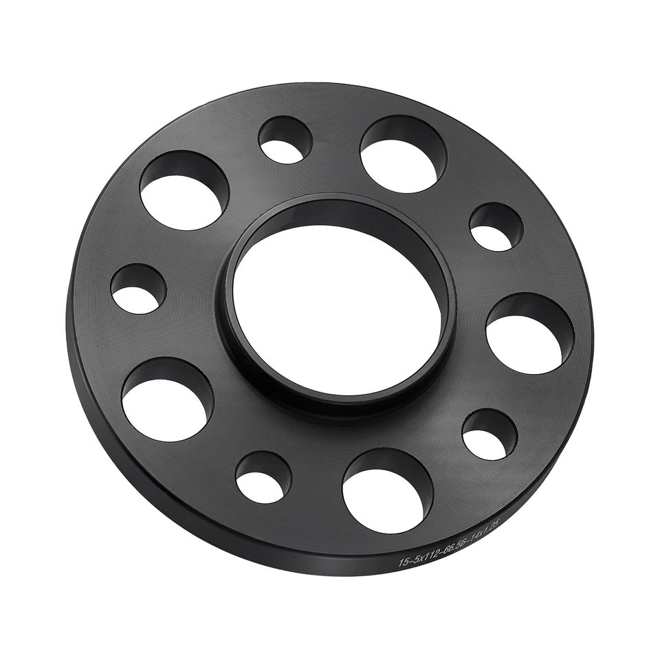 2PC 15mm 5X112 Wheel Spacer 66.56mm CB 14X1.25 For BMW 750i M4 X5 M5 118i 128ti Foto 4 de 4