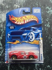 1:64 Hot Wheels Ferrari P4 Red 2002 First Editions #25 Red Diecast Vehicle