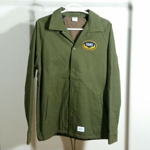 Chaqueta de entrenador militar Vans X Wtaps verde precio de venta sugerido por el fabricante $180 - talla XL extra grande - Imagen 1 de 12