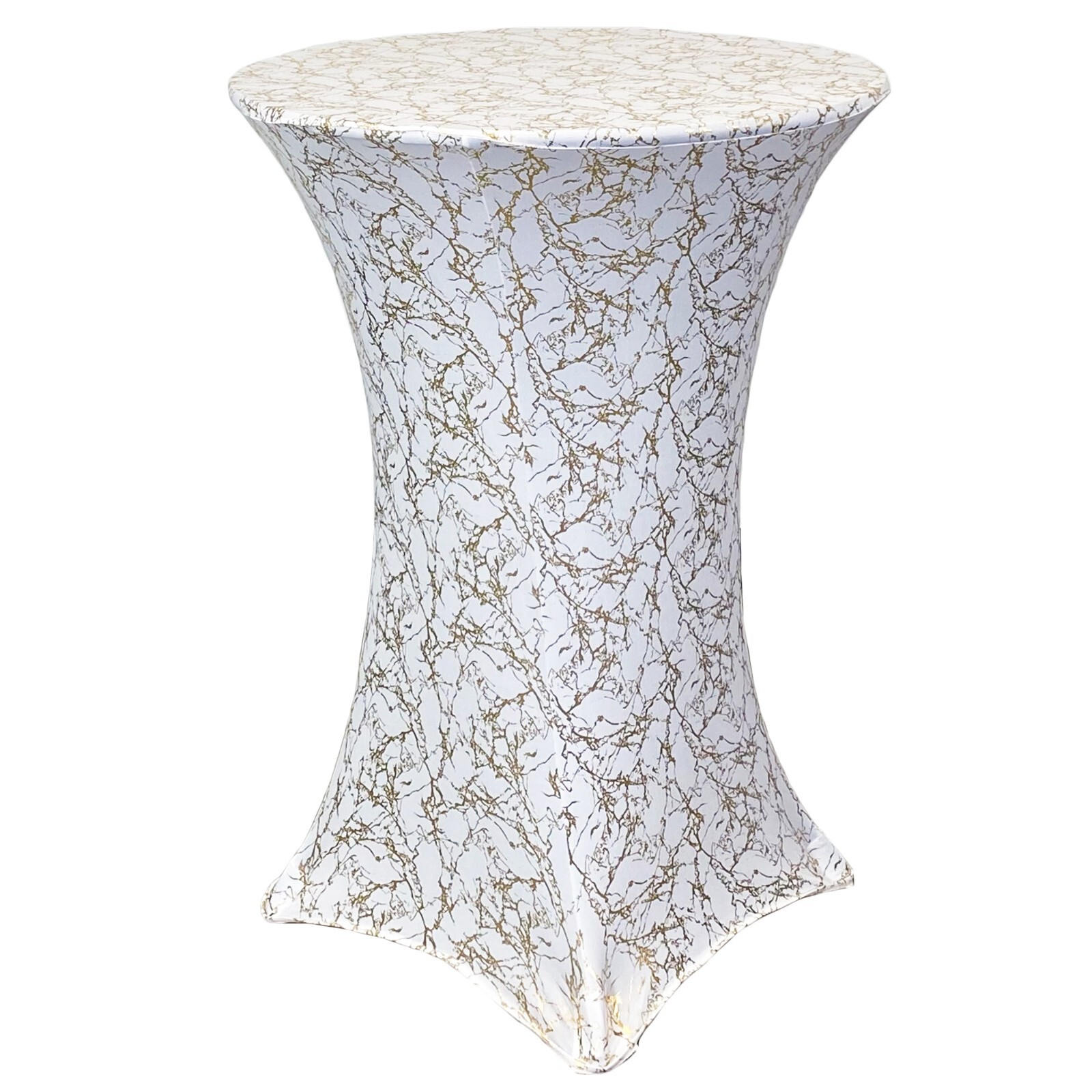 Round Spandex Table Covers, Stretch Tablecloth for Highboy C