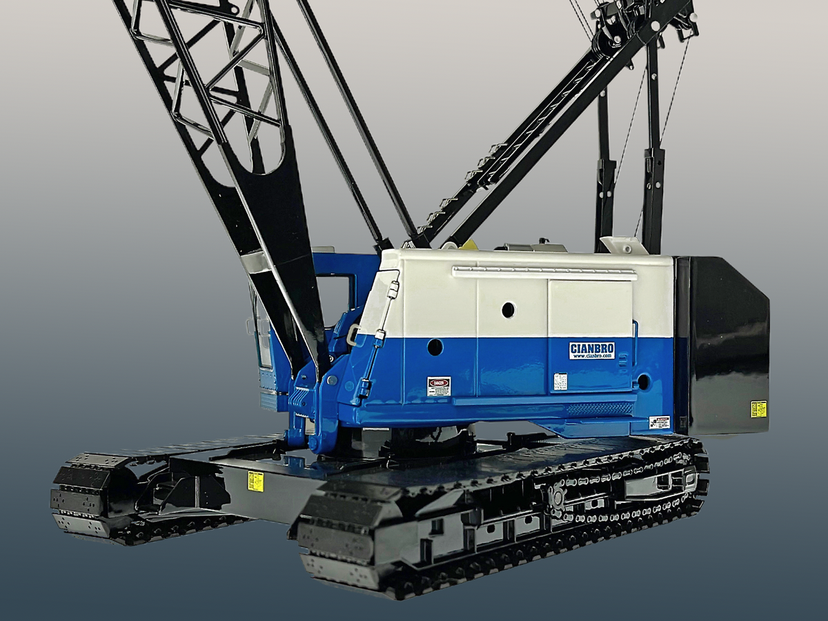 Manitowoc 4100W Crawler Crane - Cianbro - Weiss Bros 1:50 Scale