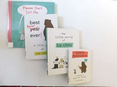 4 Liz Climo books. The Little World of, Best Bear Ever, Please don't eat me. lot