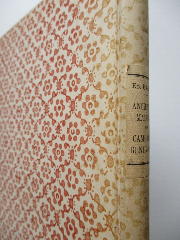 1937 Ltd Ed (800) ANCIENNES MAISONS DE CAMPAGNE GENEVOISES Edmond Barde