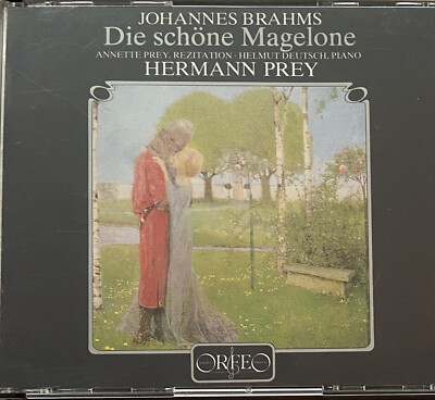 Brahms: Die Schone Magelone - Hermann Prey, Helmut Deutsch (2CD, Orfeo 1984)
