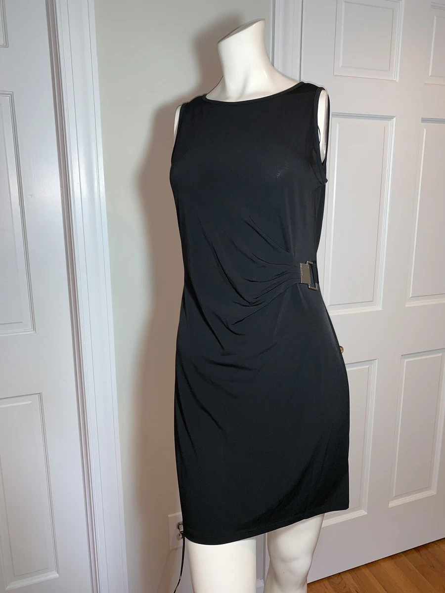 Michael kors black sleeveless dress deals