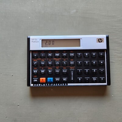 Calculadora Financeira Hp 12C Platinum 130 Funções