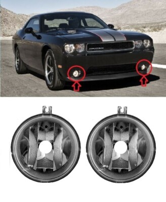 Für Dodge Challenger 2011 - 2014 2X Neu Vorder Nebel Lampen Paar Links+Rechts