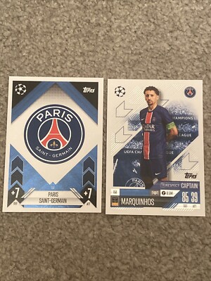 Carte Topps Now UCL 2024/25 – Marquinhos (PSG) – N°160 – Édition Limitée