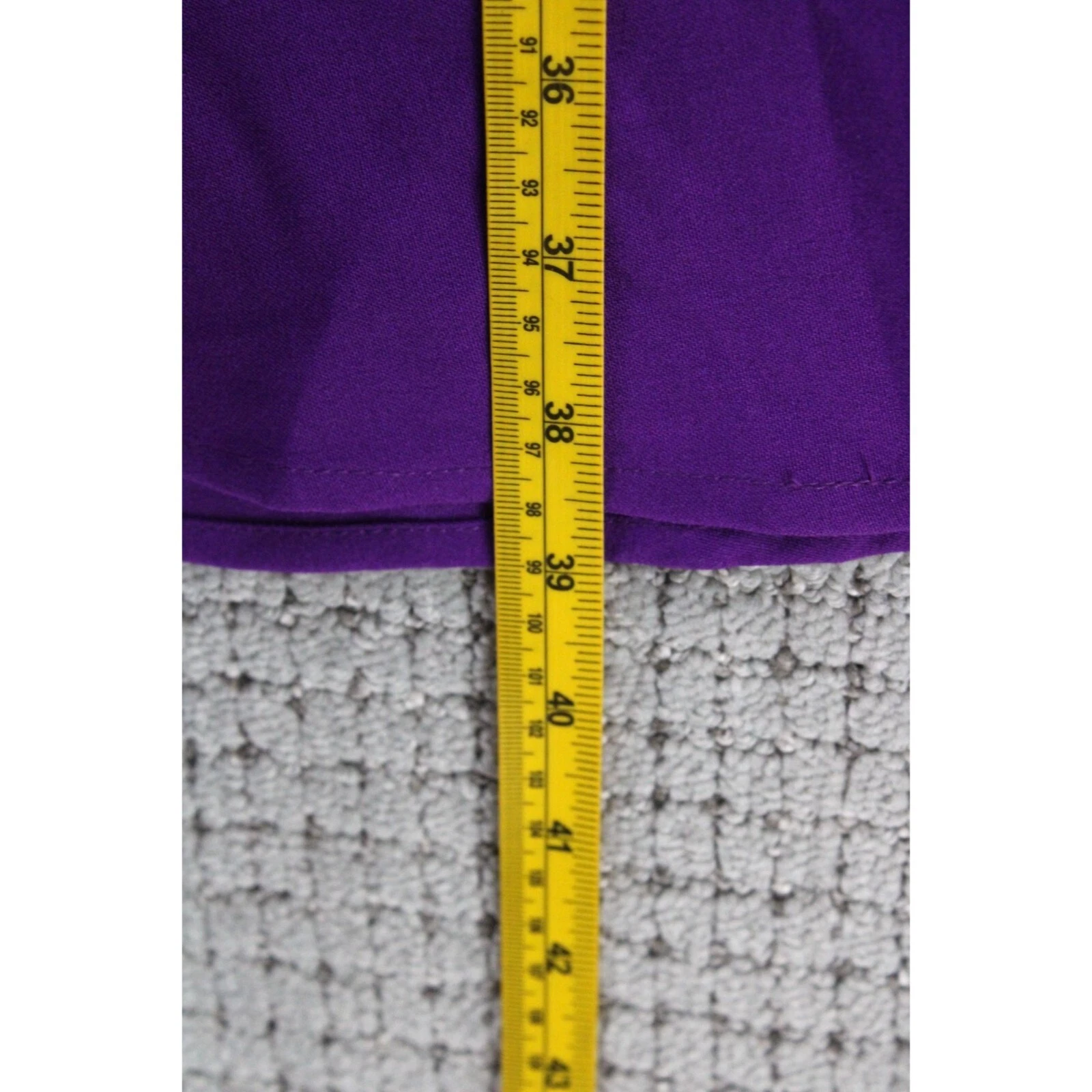 Abito da donna viola Alyx A Line taglia 14 senza maniche cocktail casual collo rotondo