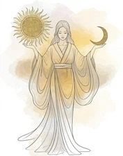 Digital Minimalist Line Art Woman Portrait - Modern Abstract Wall Art Print