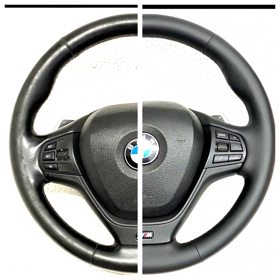 Lenkrad Leder Reparatur Set Schwarz – Profi Kit für BMW Audi Mercedes VW Porsche - Bild 2 von 4