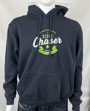 VTG Chaser Score Sporting Hoodie Bayside Tag Men's M USA Made Embroidered