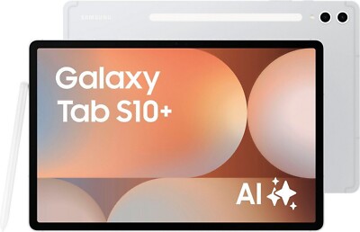 Samsung Galaxy Tab S10+ Plus Wi-Fi 256GB 12GB RAM SM-X820 Platinum Silver 12.4 
