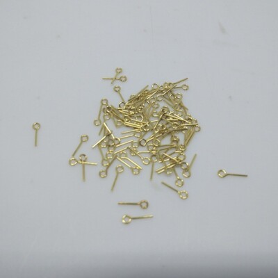 200 Pieces Packet Small Brass Eye Pin Nail Wooden Model Ship Boat Accessories