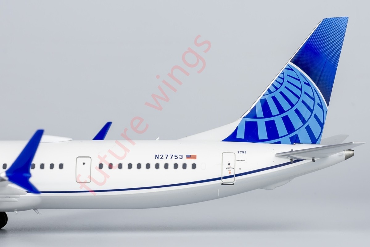 1:200 NG Models NG95001 United Airlines B737 MAX10 N27753