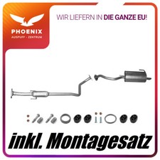 für Nissan Micra 1.2 (2010-2016) Auspuffanlage Mittel+Endschalldämpfer Auspuff