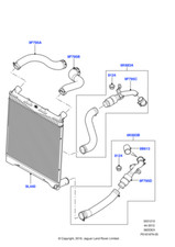 Land Rover Genuine PNH500361 Hose Cooling System Fits Range Rover Sport