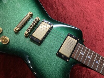 FERNANDES EXP Type Green Sparkle Gold Hardware Made in Japan 1980s