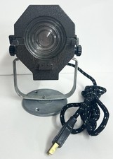 Vintage Small Industrial Theater Light Mid-century - WORKING